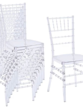 crystal-clear transparent chair product image (1)