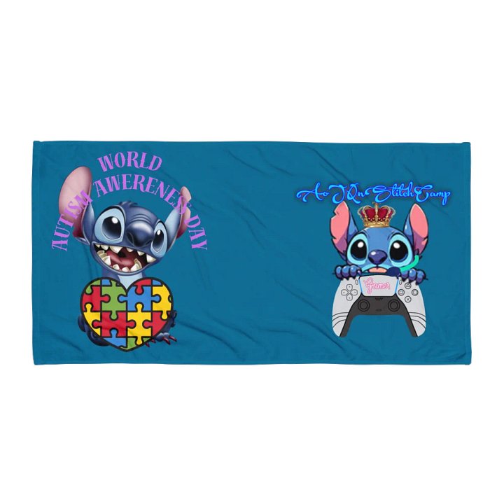 Jo★Stitch Autism Awareness Towel product image (1)