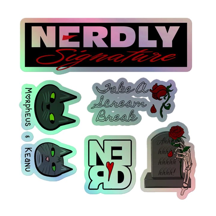 Fall 2024 Variety Sticker Sheet (Holographic) product image (1)