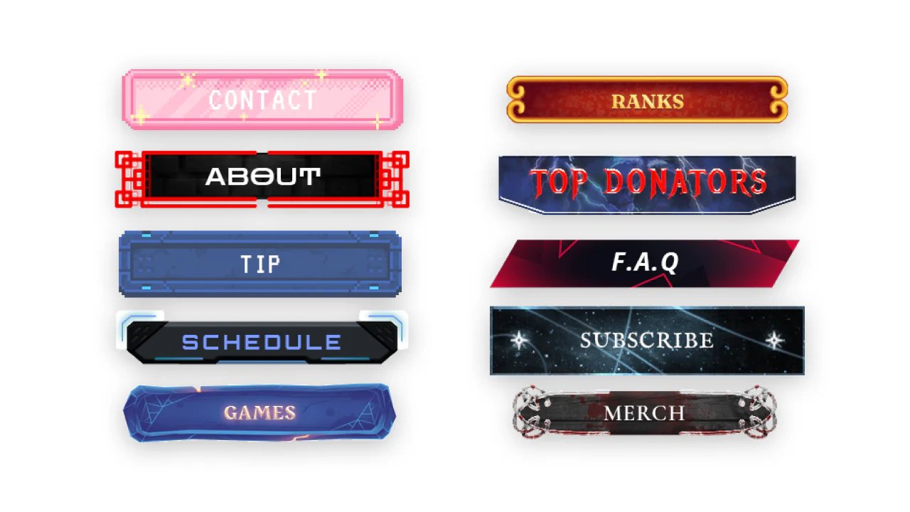 Twitch Panels Mega Bundle product image (2)