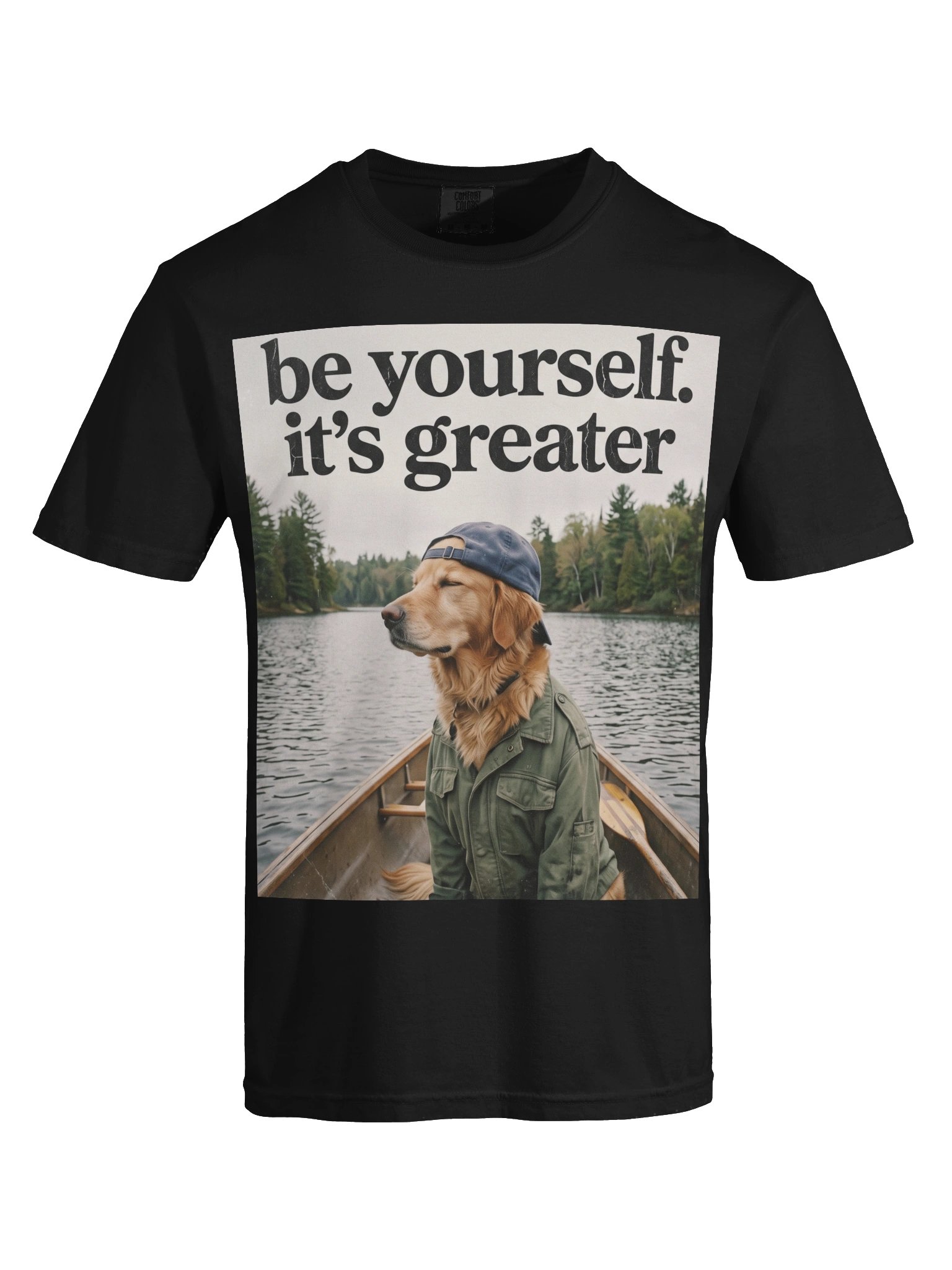 Be Yourself Vintage Dog Graphic T-Shirt product image (61)