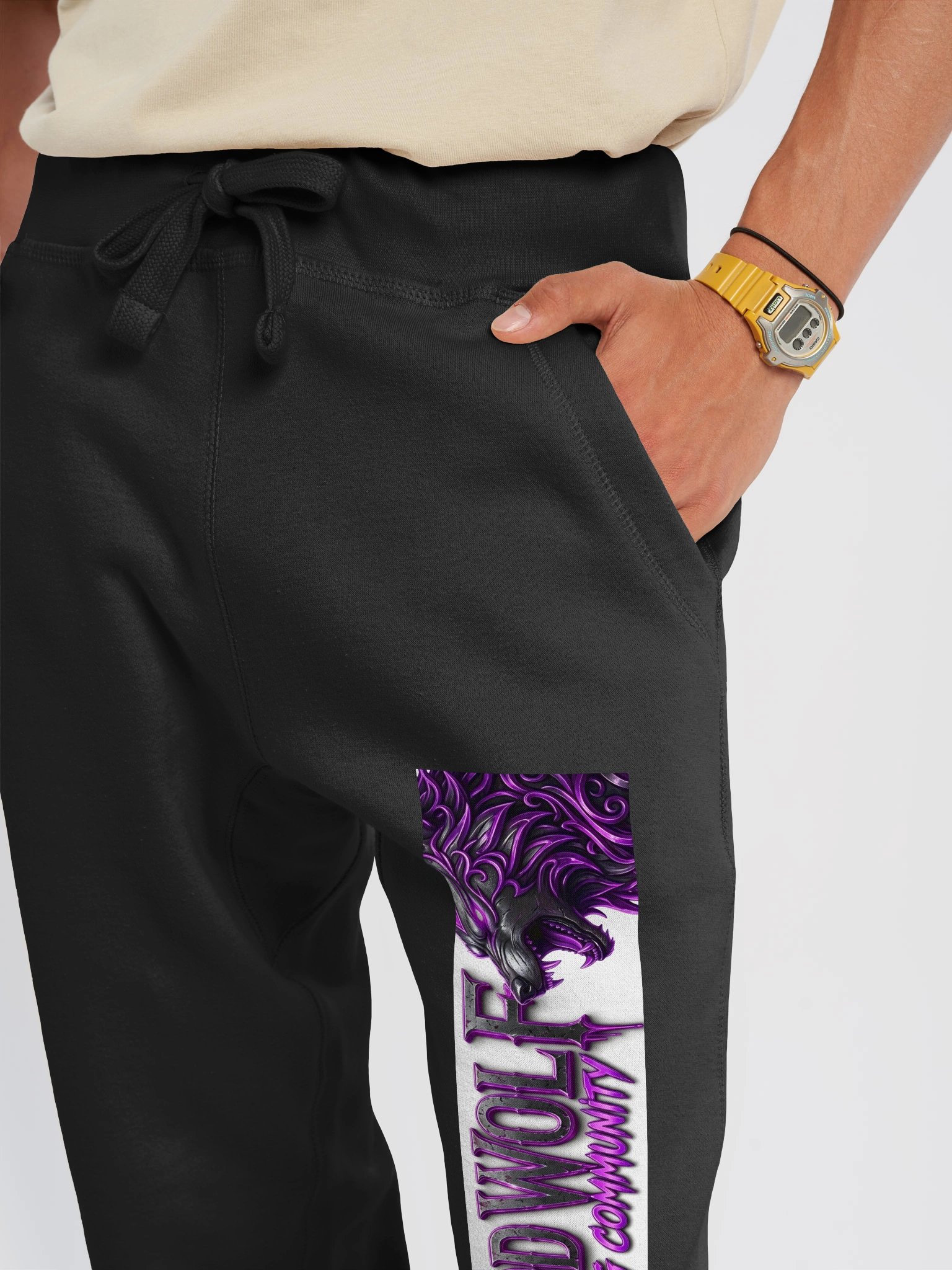 Bloodwolf Gaming Wolf Logo Joggers product image (13)
