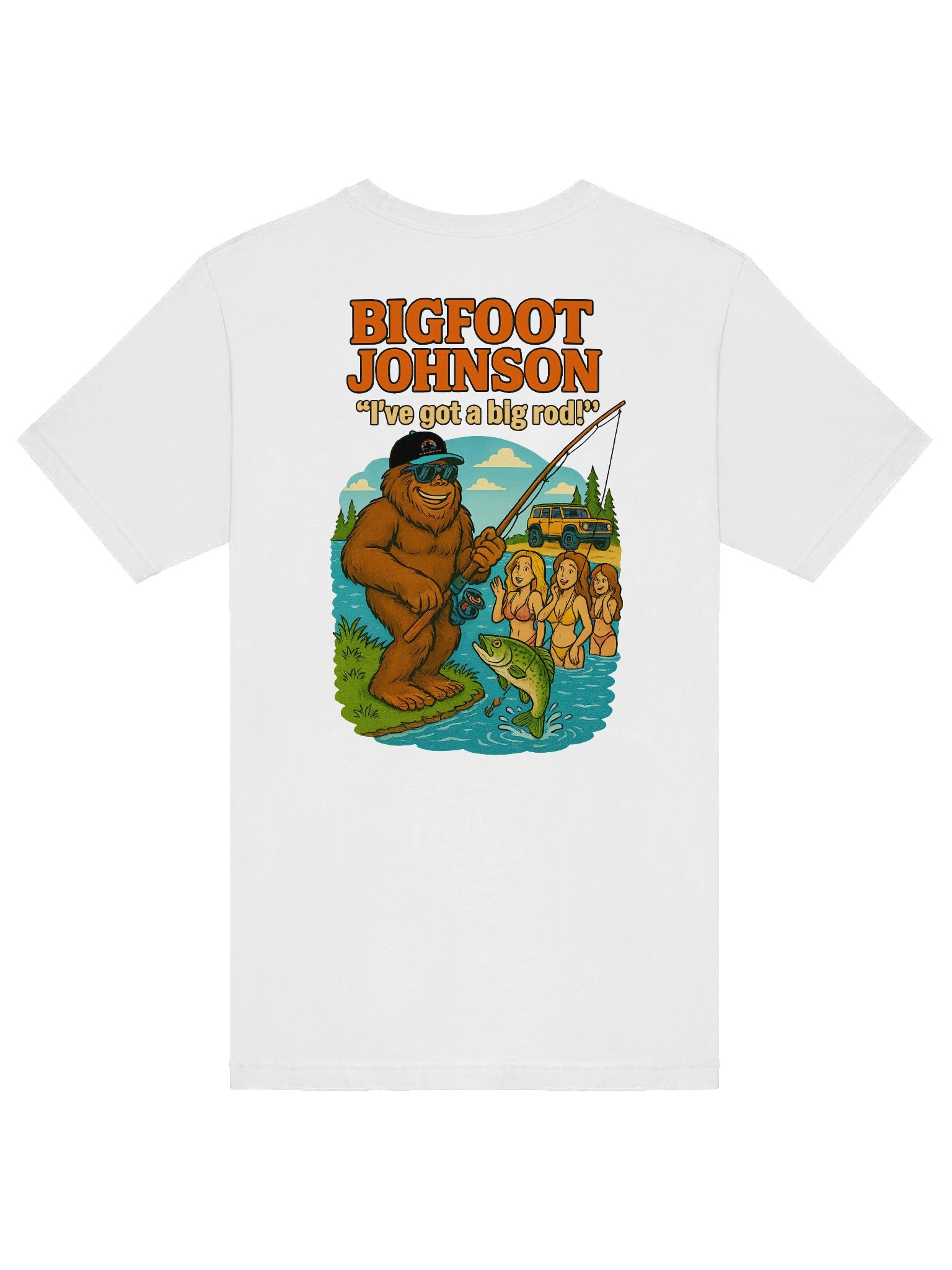 Bigfoot Johnson Big Rod Tee (White) product image (6)