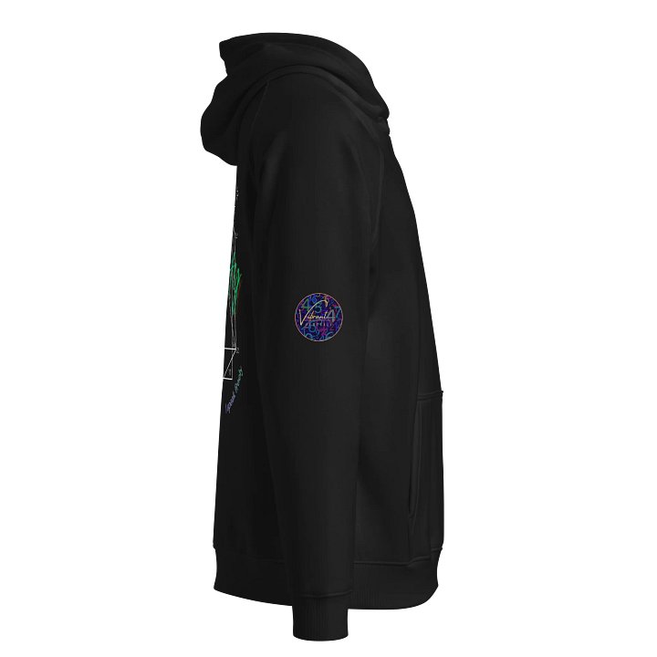Creativity 132 Vibrational Hoodie (purple to green)- Back Only product image (2)