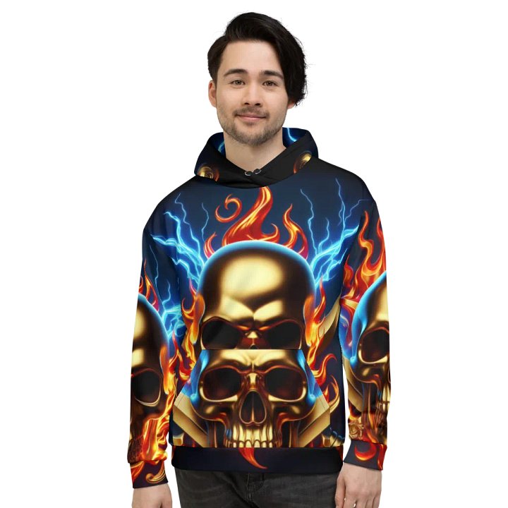 Eternal Fire - Unisex Skull Hoodie #31 product image (2)