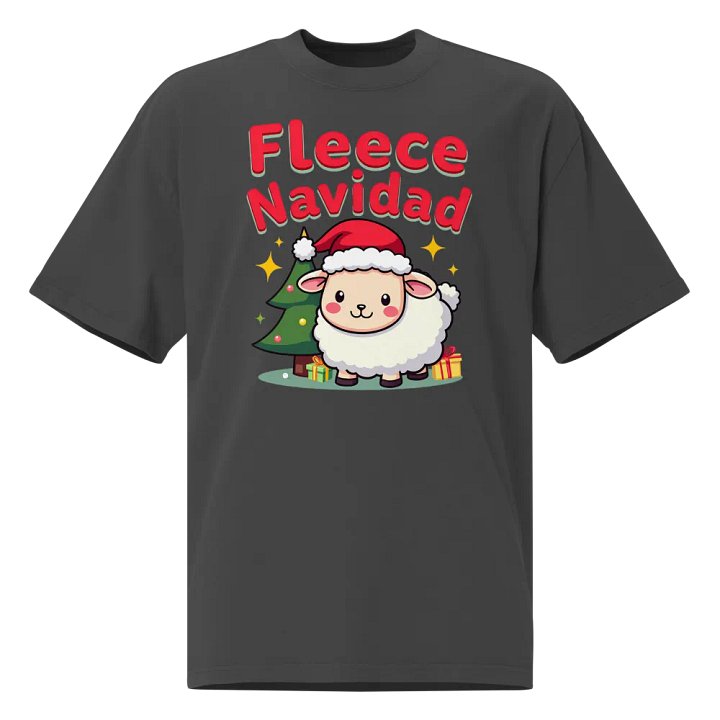 Fleece Navidad Oversized T-Shirt product image (1)