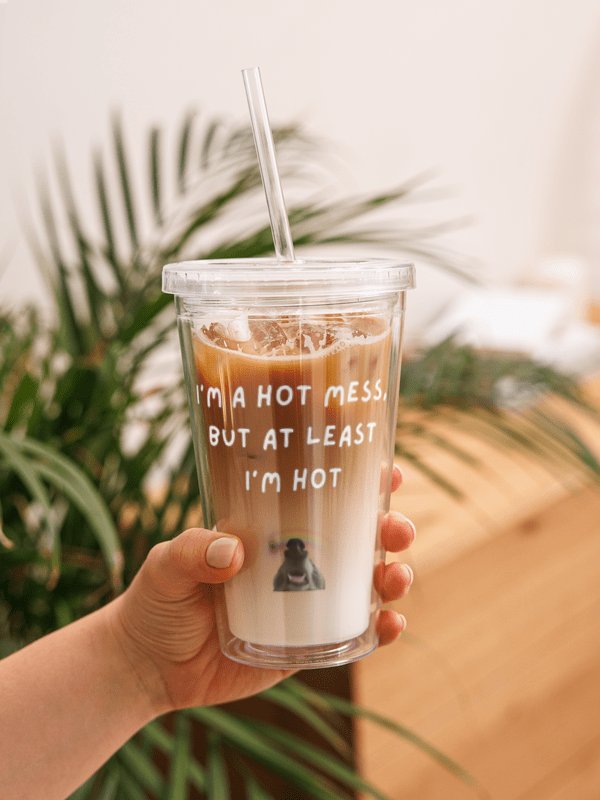 I'm a hot Mess - Raccoon Tumbler product image (1)