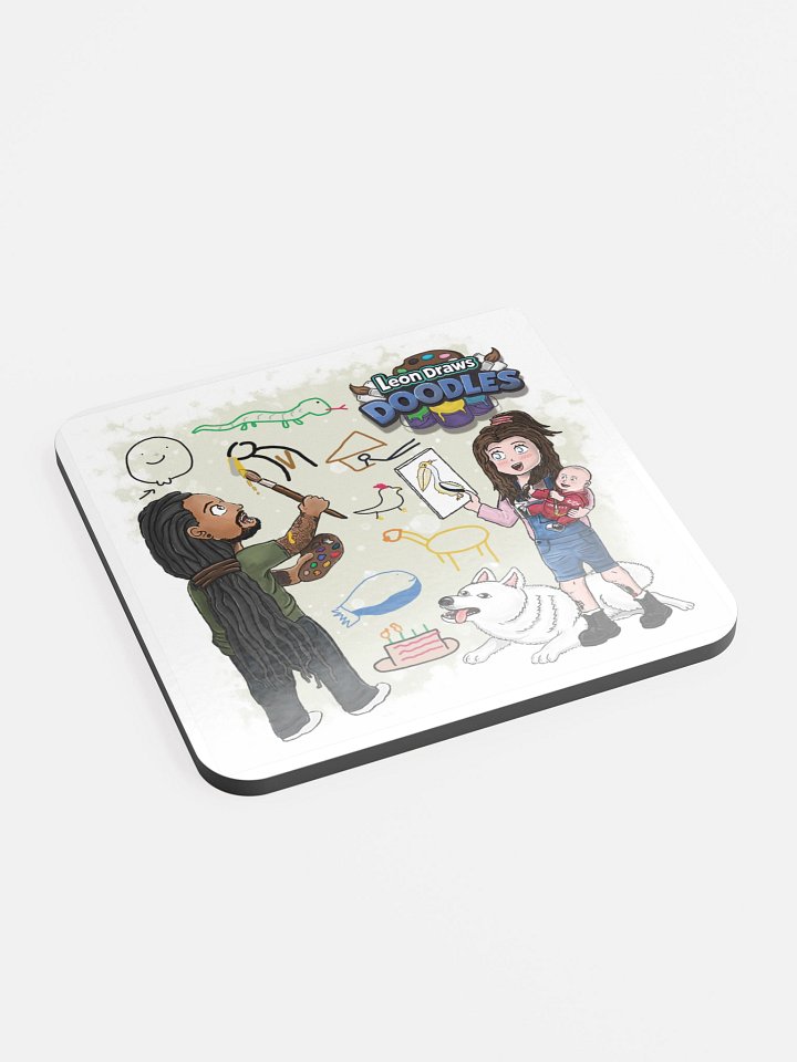 Leon Draws Doodles Coaster product image (2)