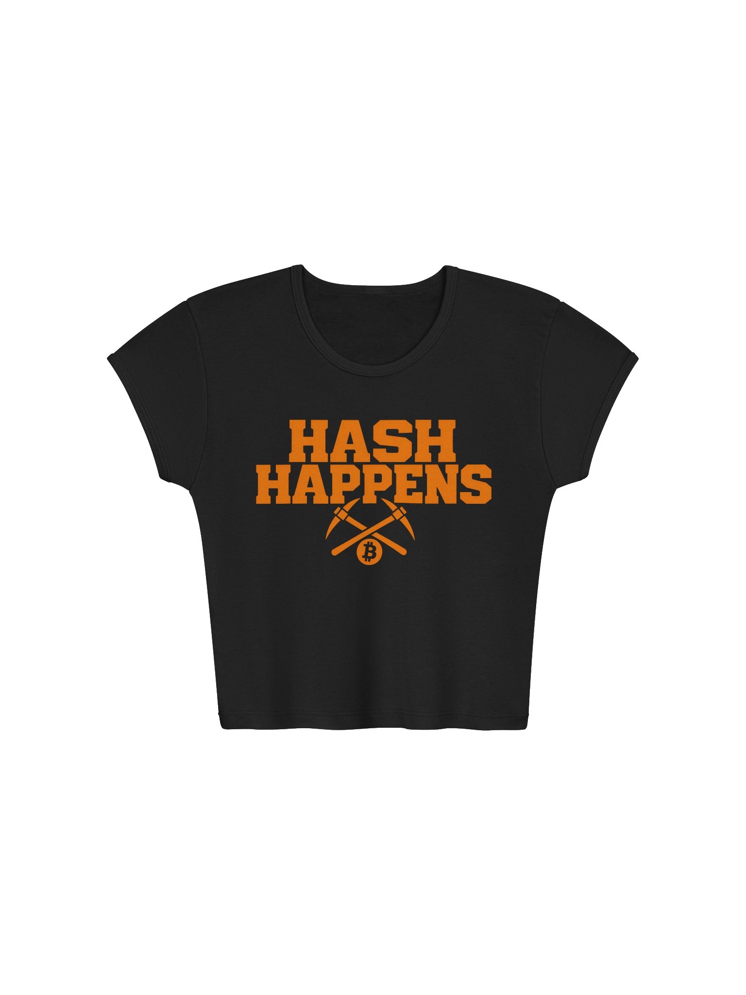 Hash Happens Bitcoin Mining Baby Tee product image (1)