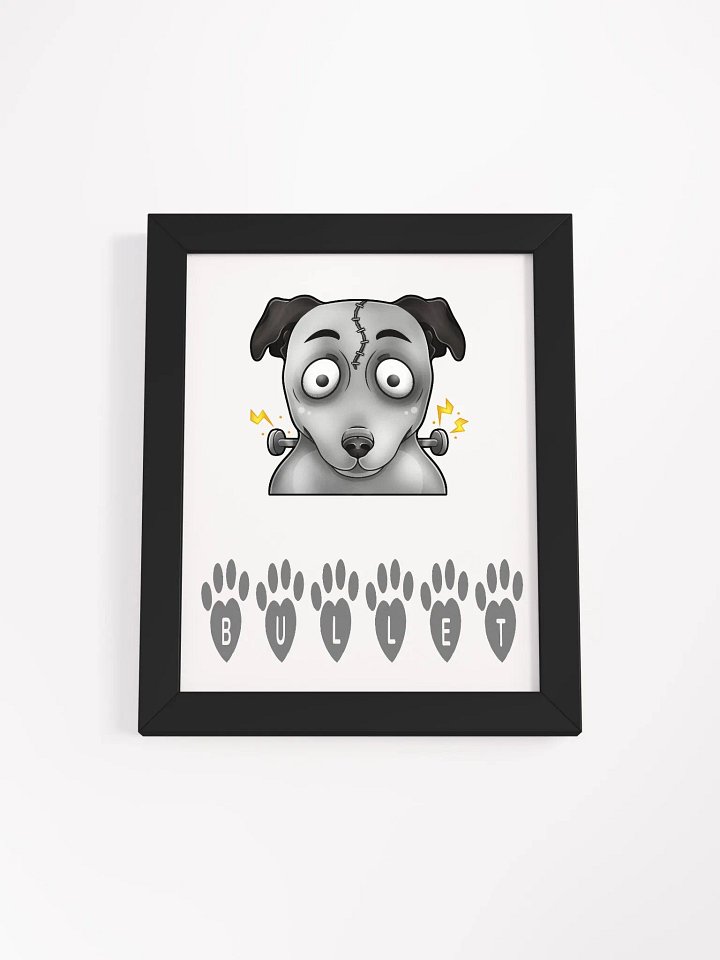 Bullet Emote - Framed High-Quality Matte Poster (in) product image (1)