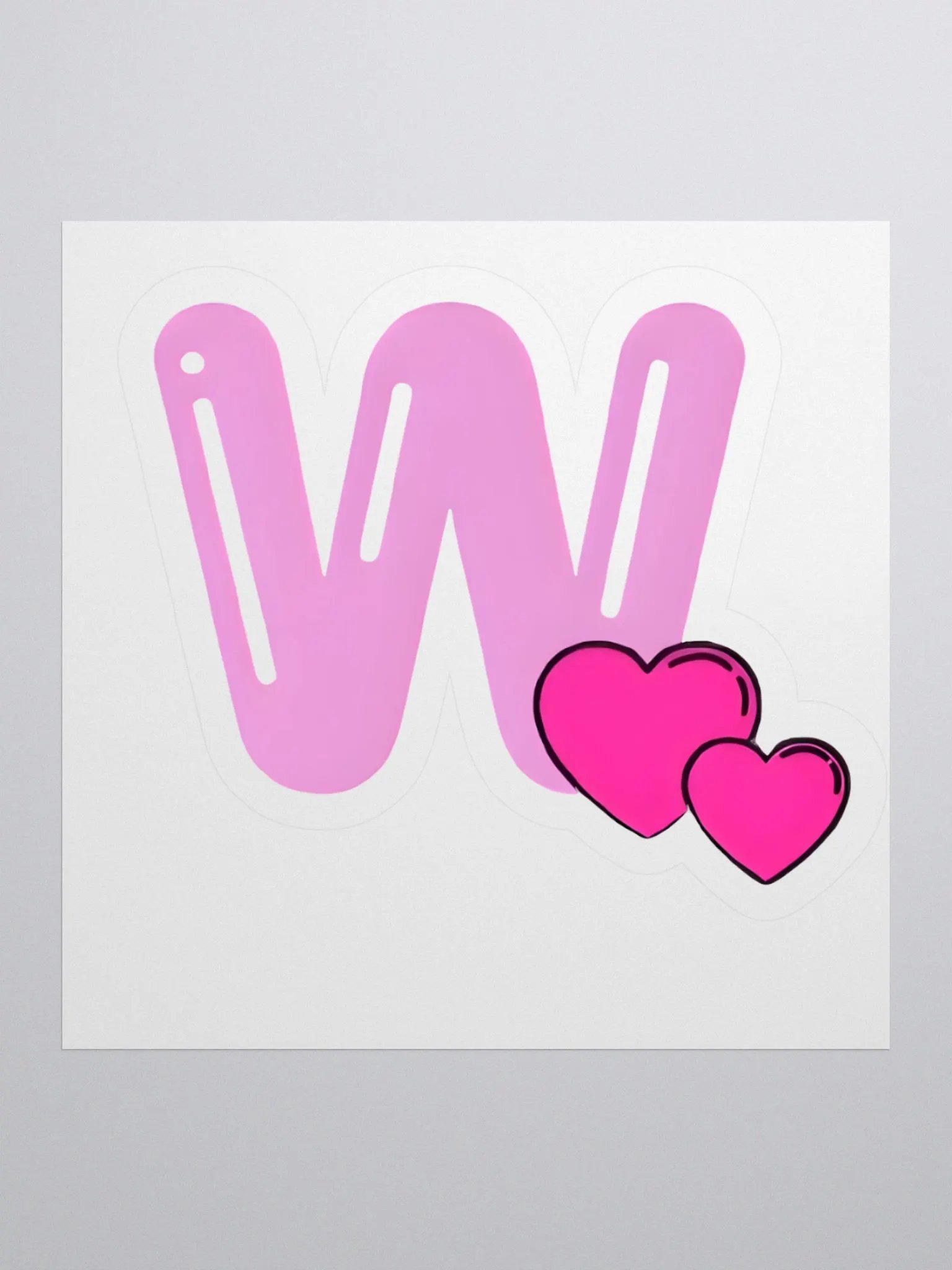 W sticker product image (12)
