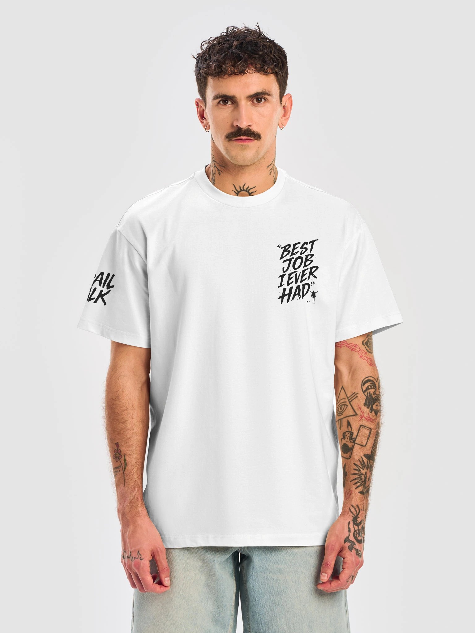Best Job I Ever Had Tee - White product image (2)
