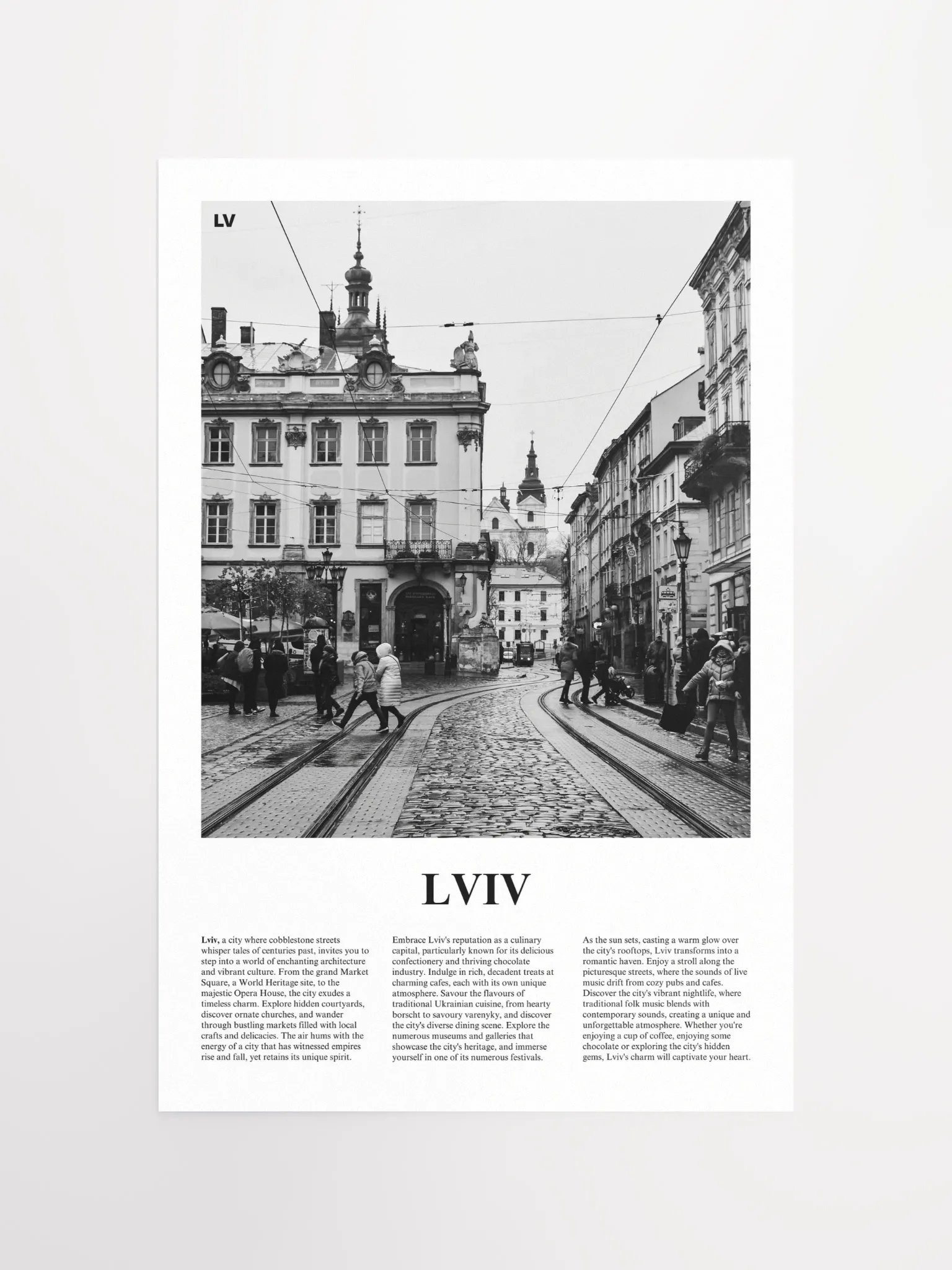 Lviv 02 Newspaper Poster product image (5)