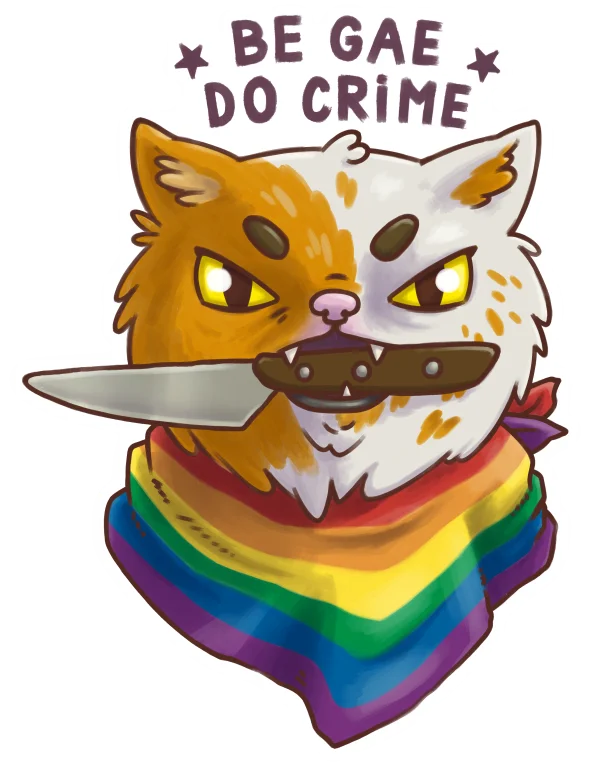 sticker : be gae do crime product image (1)