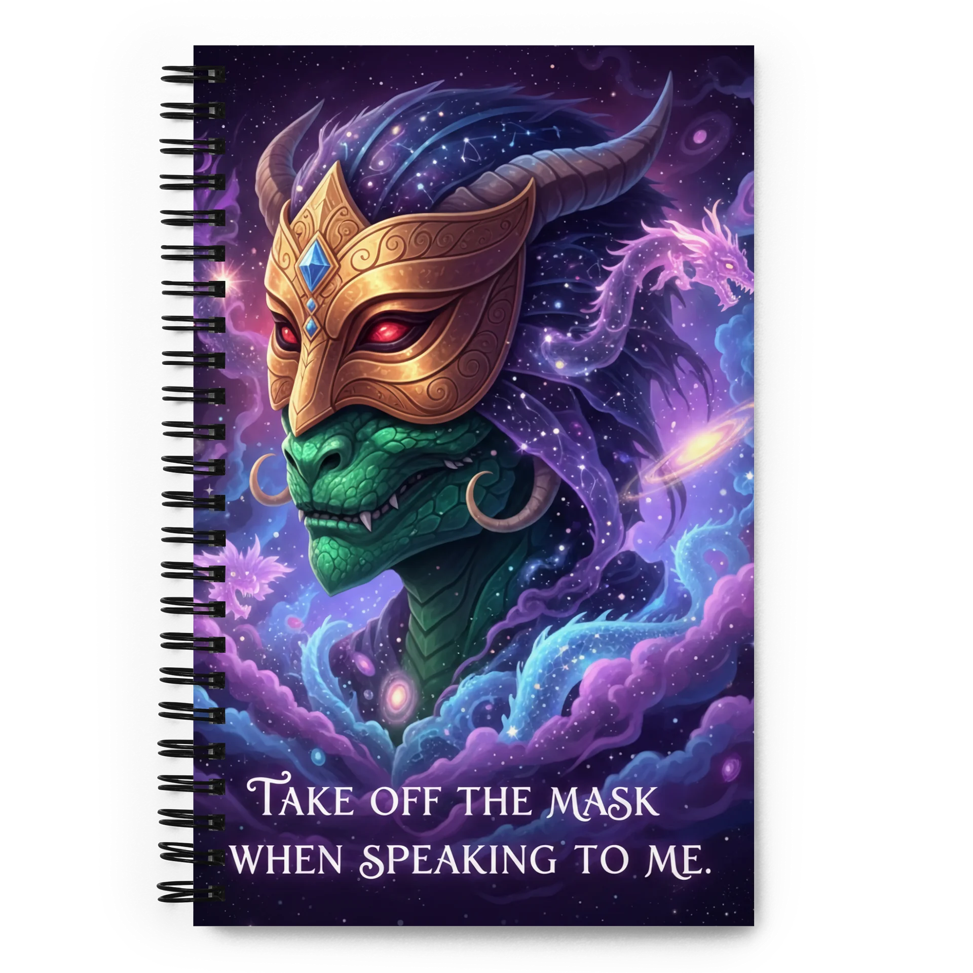 Ethereal Mask Off Spirit Spiral Notebook product image (1)