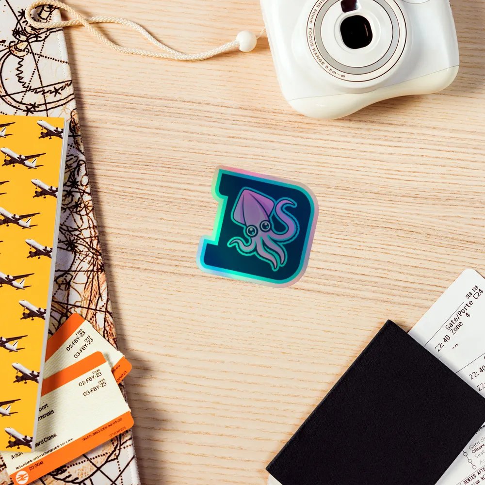 Holographic Sticker 3 - SQUID product image (5)