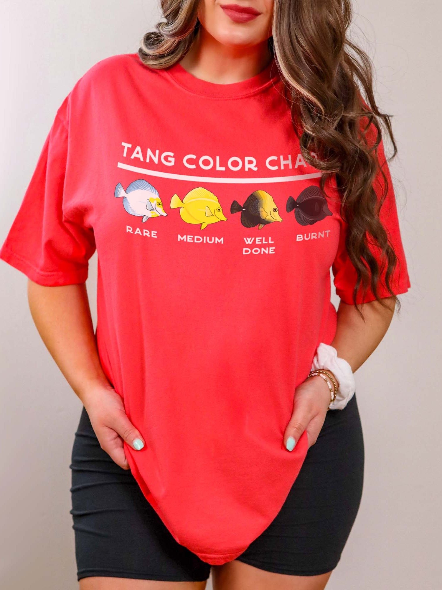 Sailfin Tang Color Chart T-Shirt for Reef Aquarium Lovers product image (2)