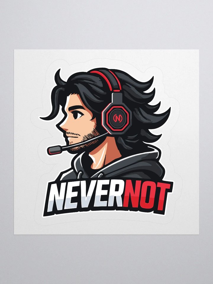 NEVERNOT Gaming Stickers - Full Logo product image (1)