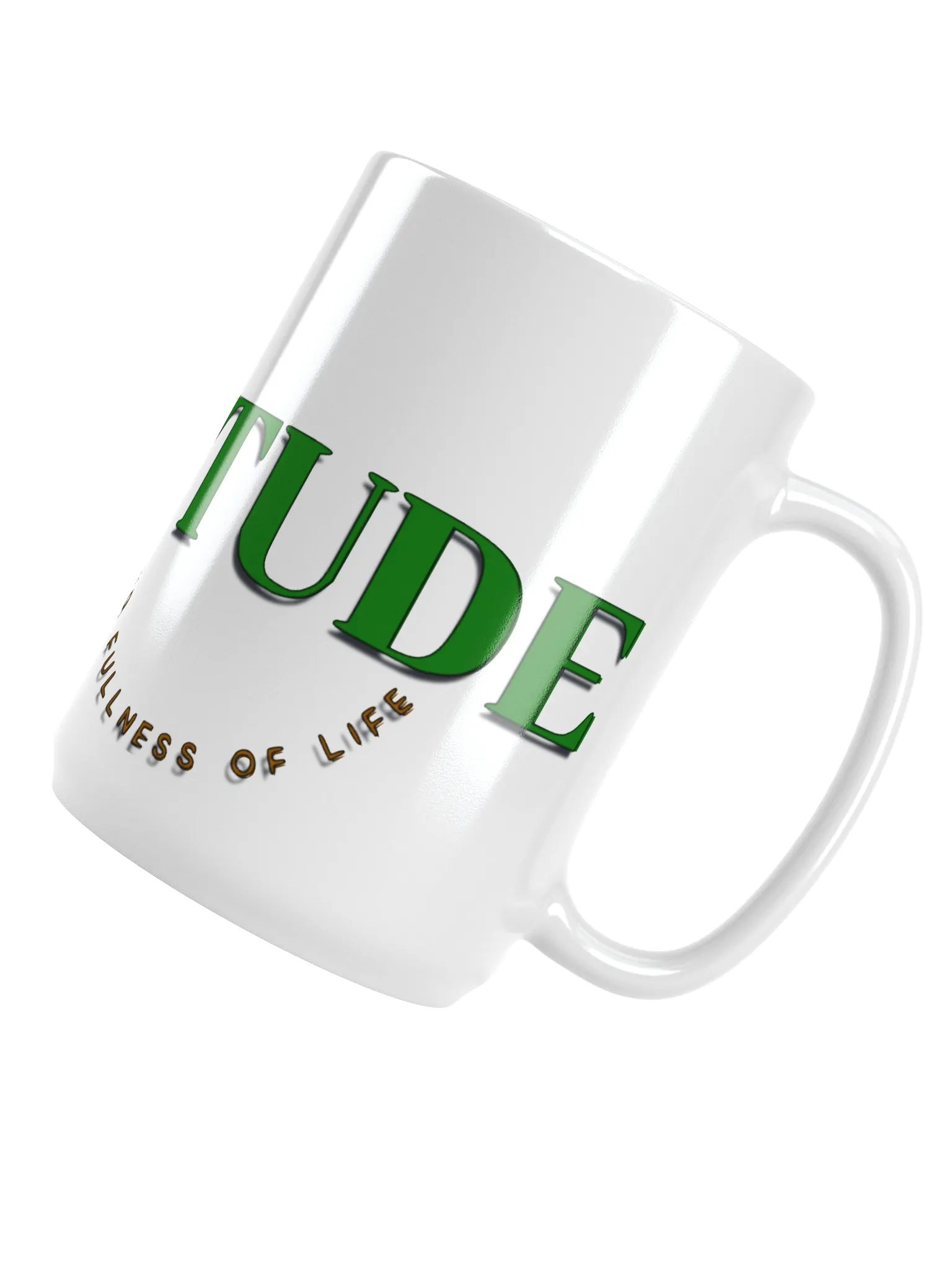 Gratitude Loop White Glossy Mug product image (4)
