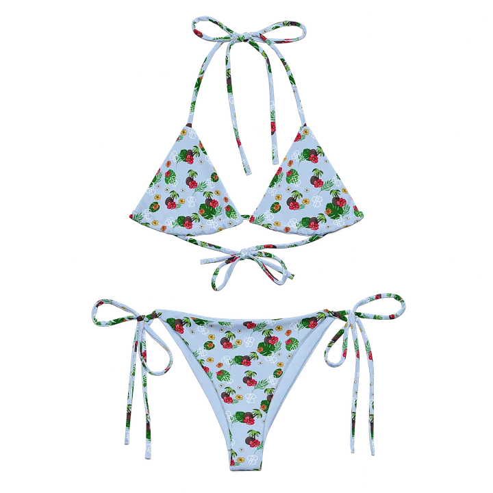 Tropical Island Bikini in Light Blue product image (1)