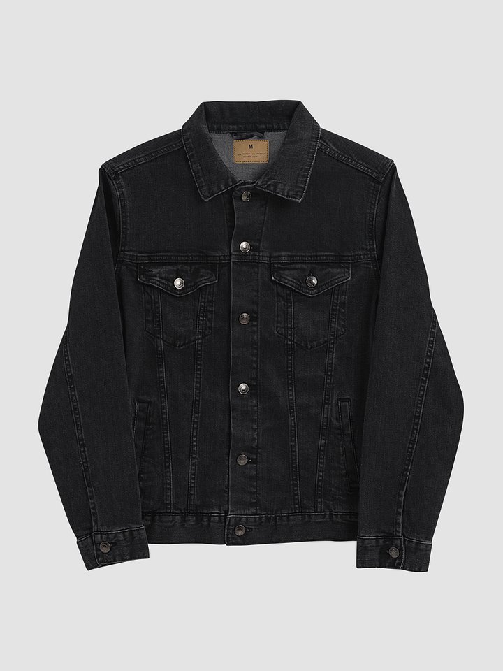 DEAD BY DEVS | CUSTOM EMBROIDED Unisex Denim Jacket - Threadfast Apparel product image (2)