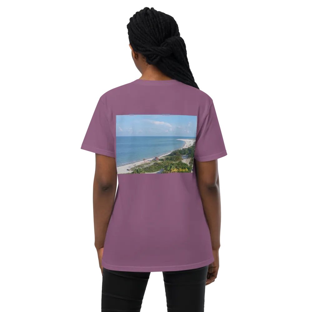 "Lido" Beach Pocket Tee Front & Back product image (5)