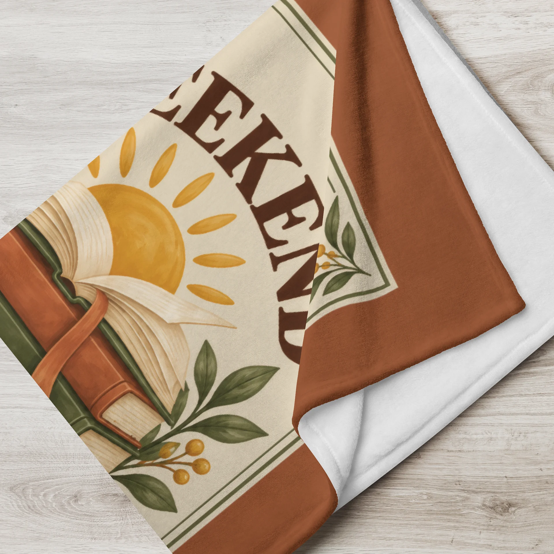 Weekend Chapters Throw Blanket product image (3)