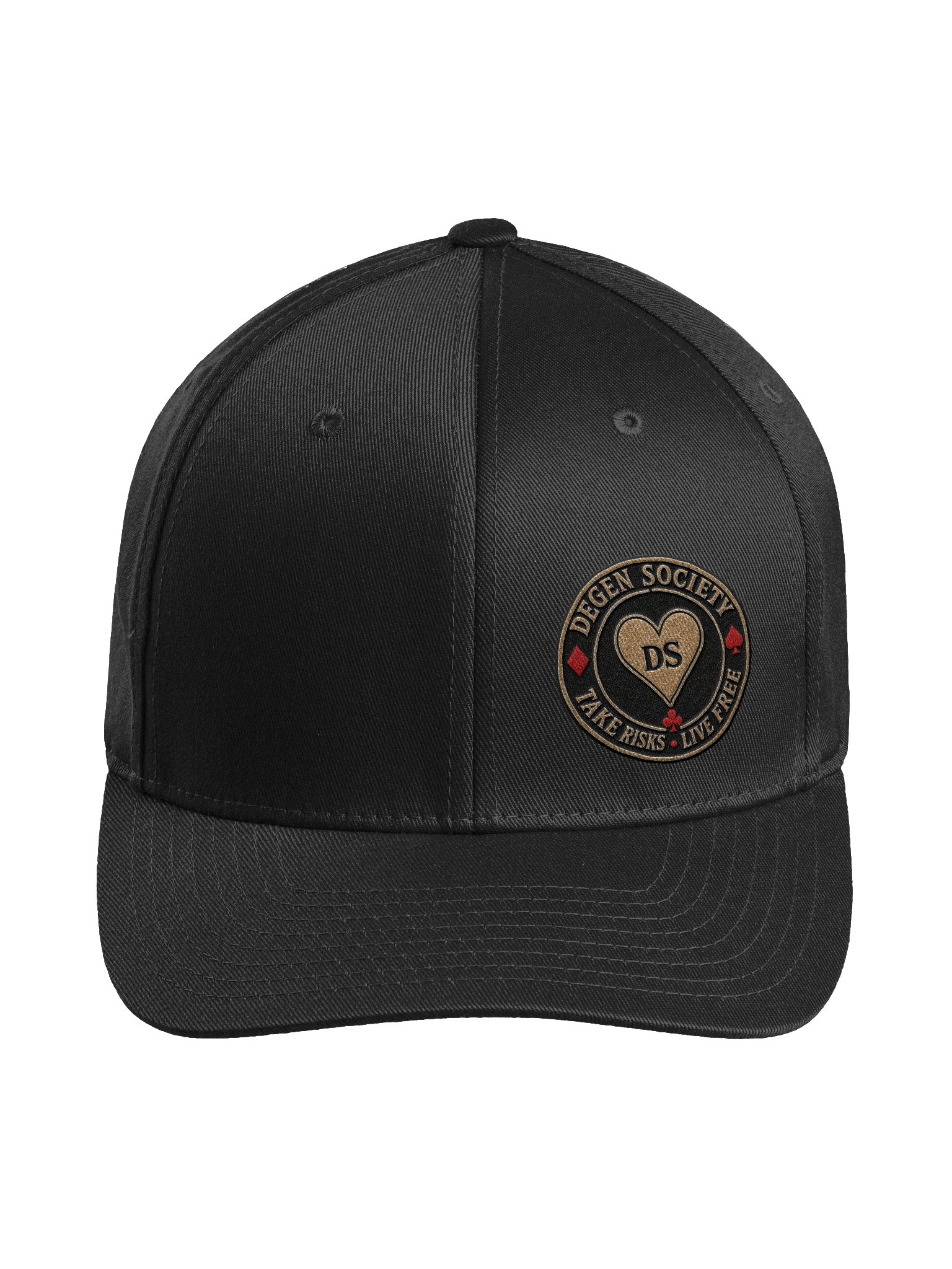 DEGEN SOCIETY – Heart Fitted Hat product image (4)