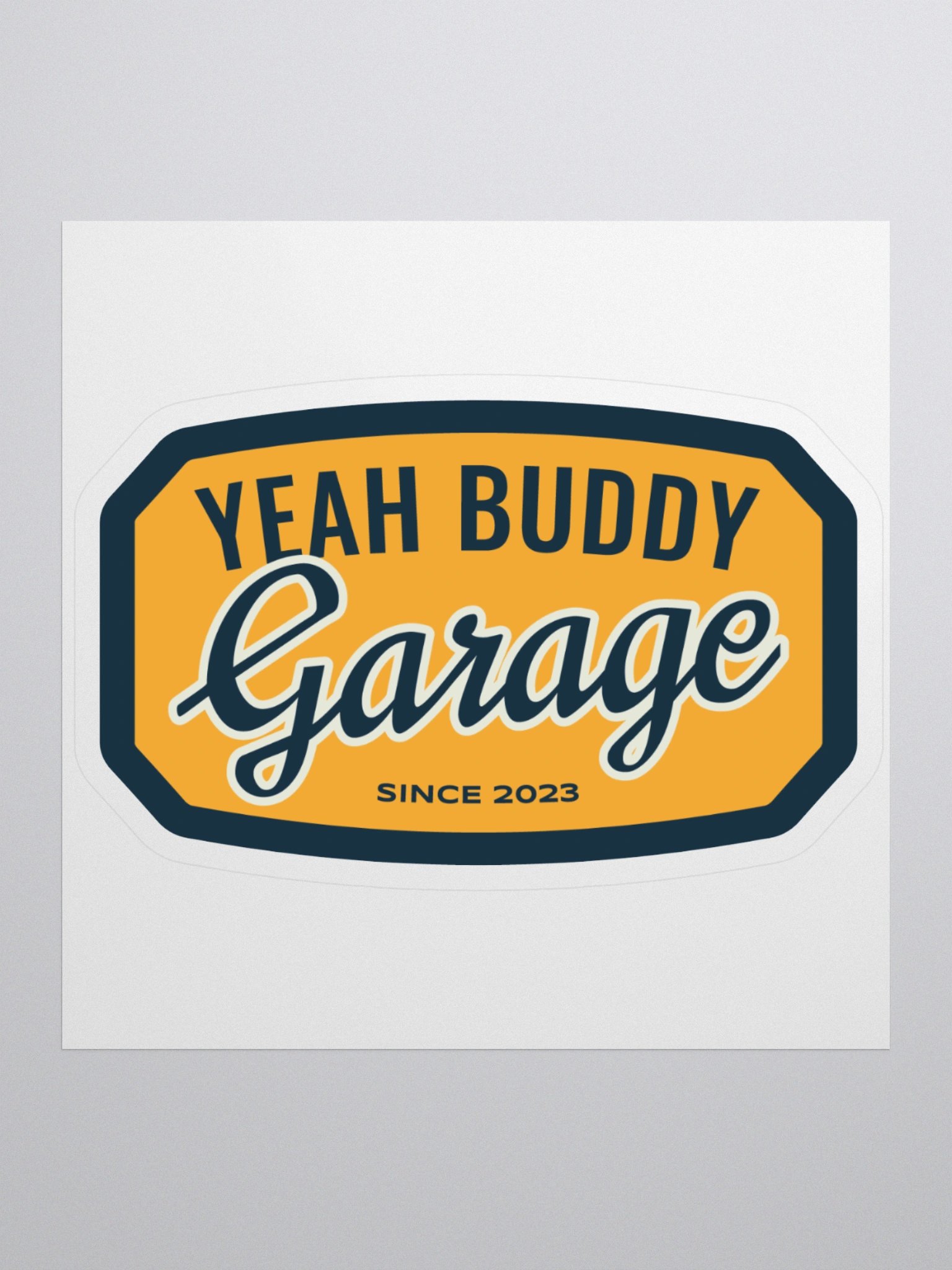 Sticker - Classic Logo Yellow Background product image (1)