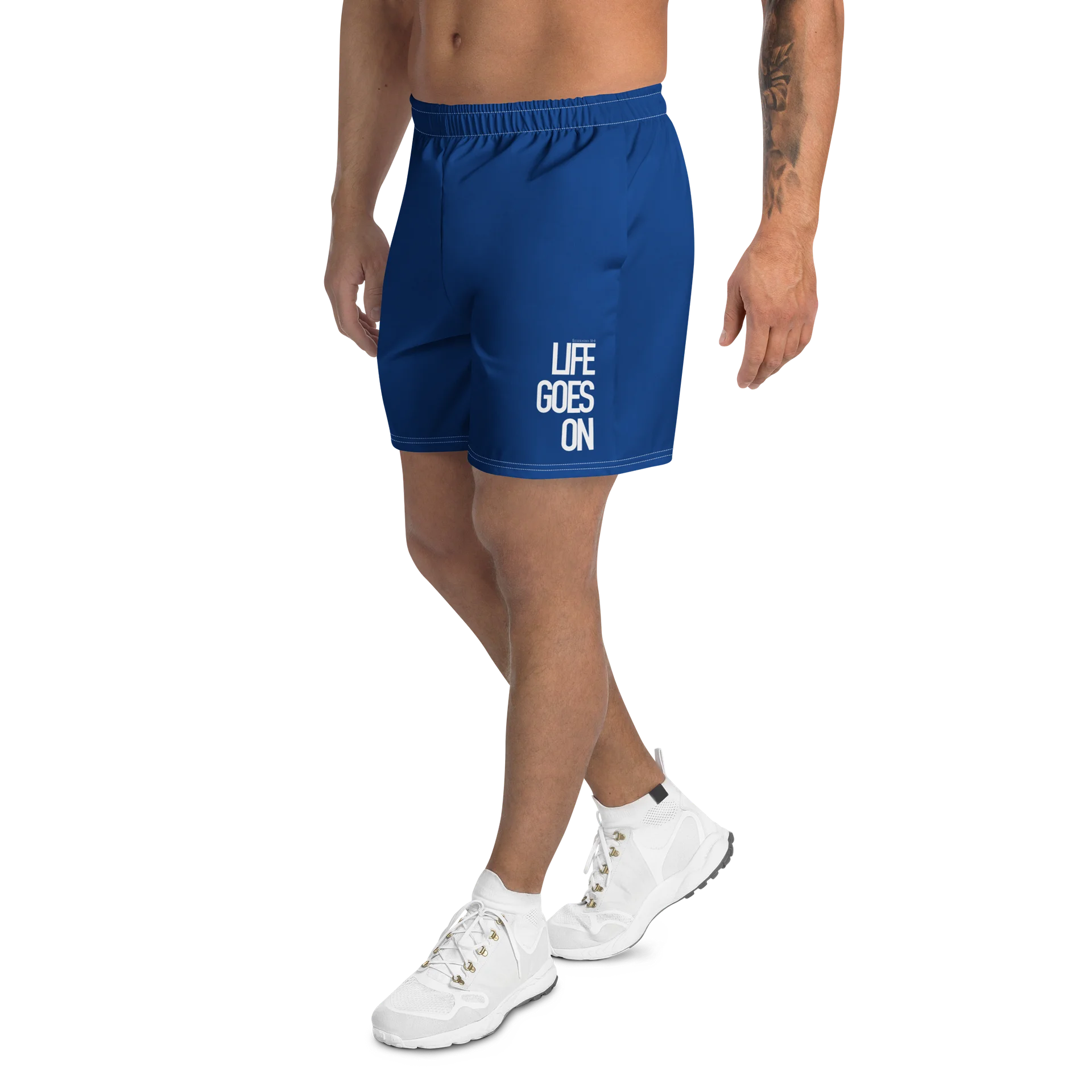 LIFE GOES ON Blue Shorts (Unisex) product image (3)