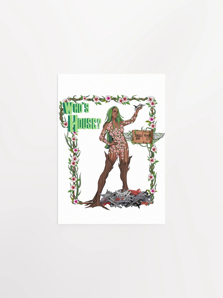 "Who's House, Groot's House" Poster (Light) product image (3)