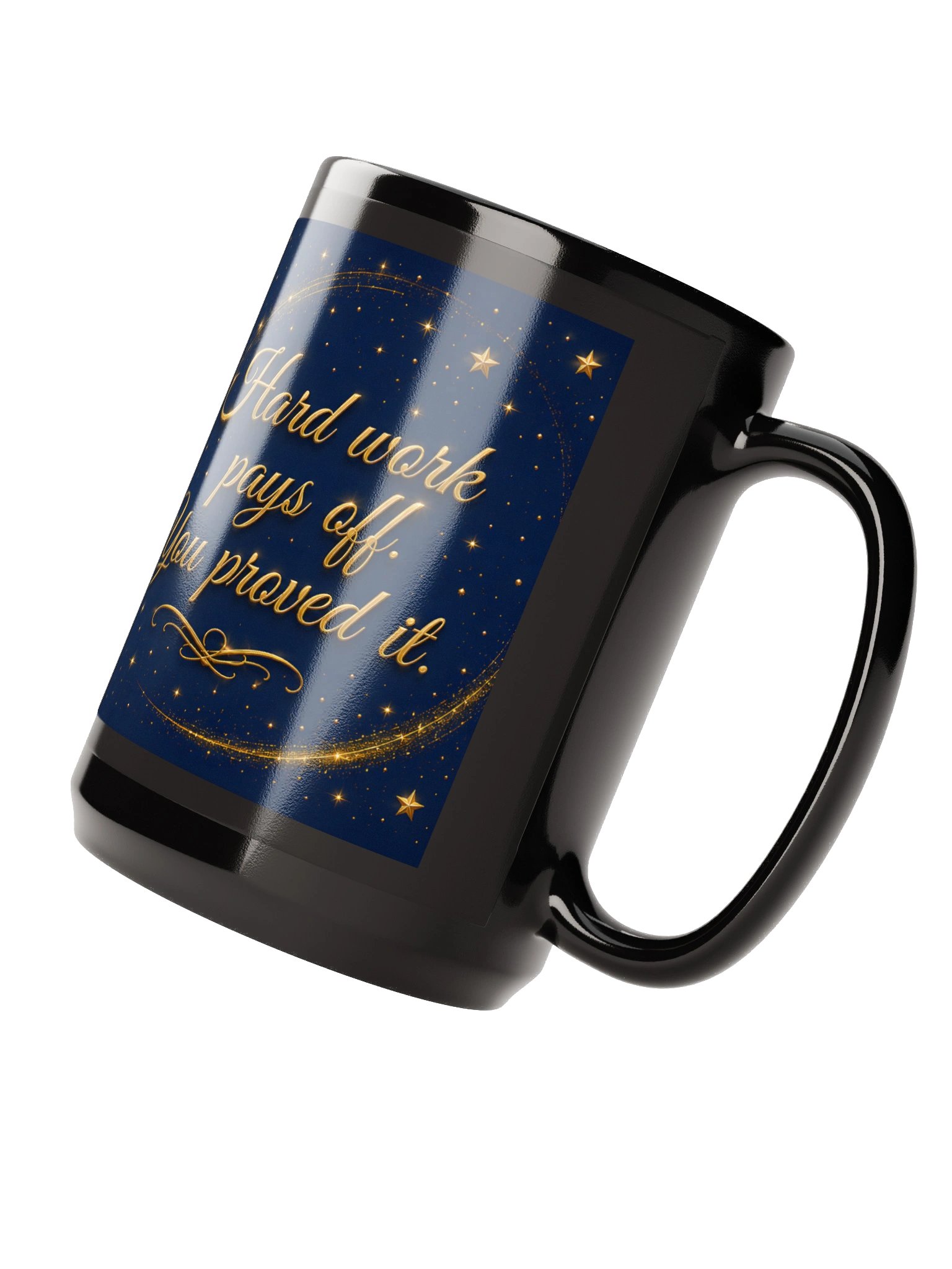"The Tassel Was Worth the Hassle" Graduation Mug — Navy Wrap product image (4)