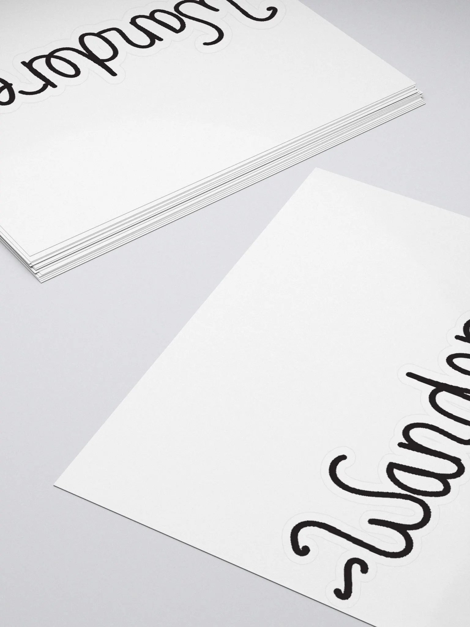 wanderer hand lettering sticker product image (4)