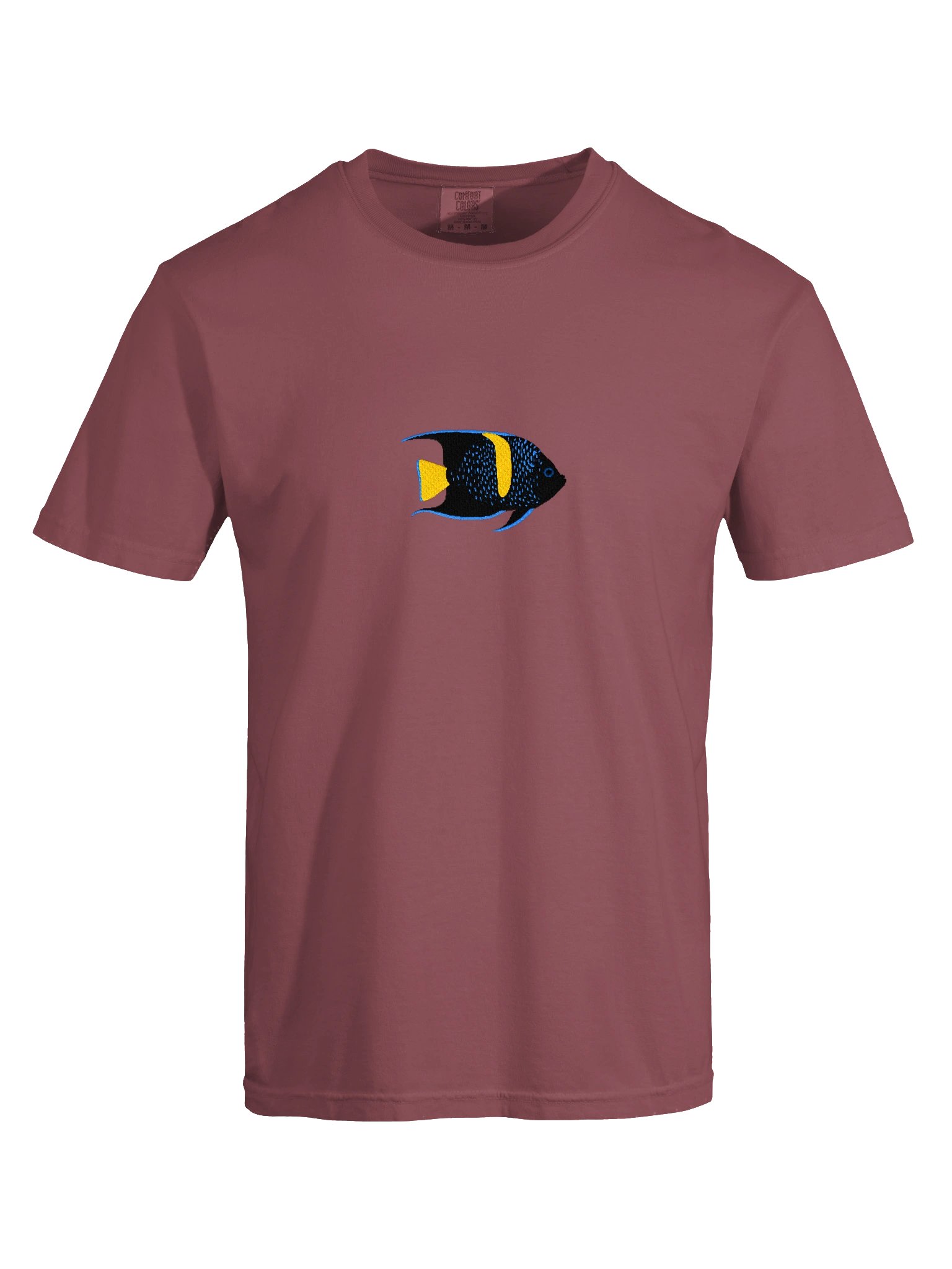 Asfur Angelfish Embroidered Premium Shirt | Saltwater Reef Aquarium Fish & Marine Life Apparel product image (11)