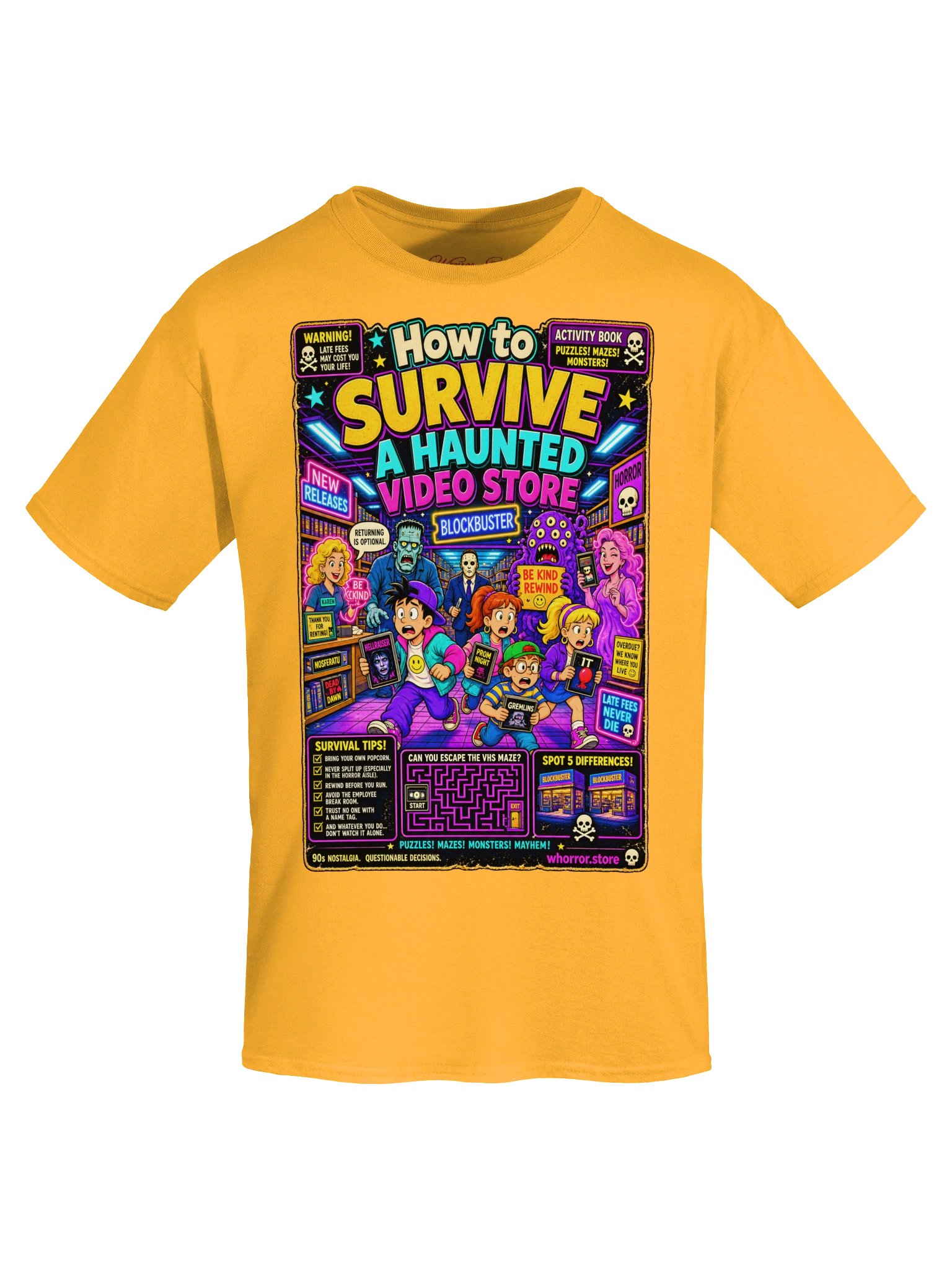 Haunted Video Store Tee product image (85)