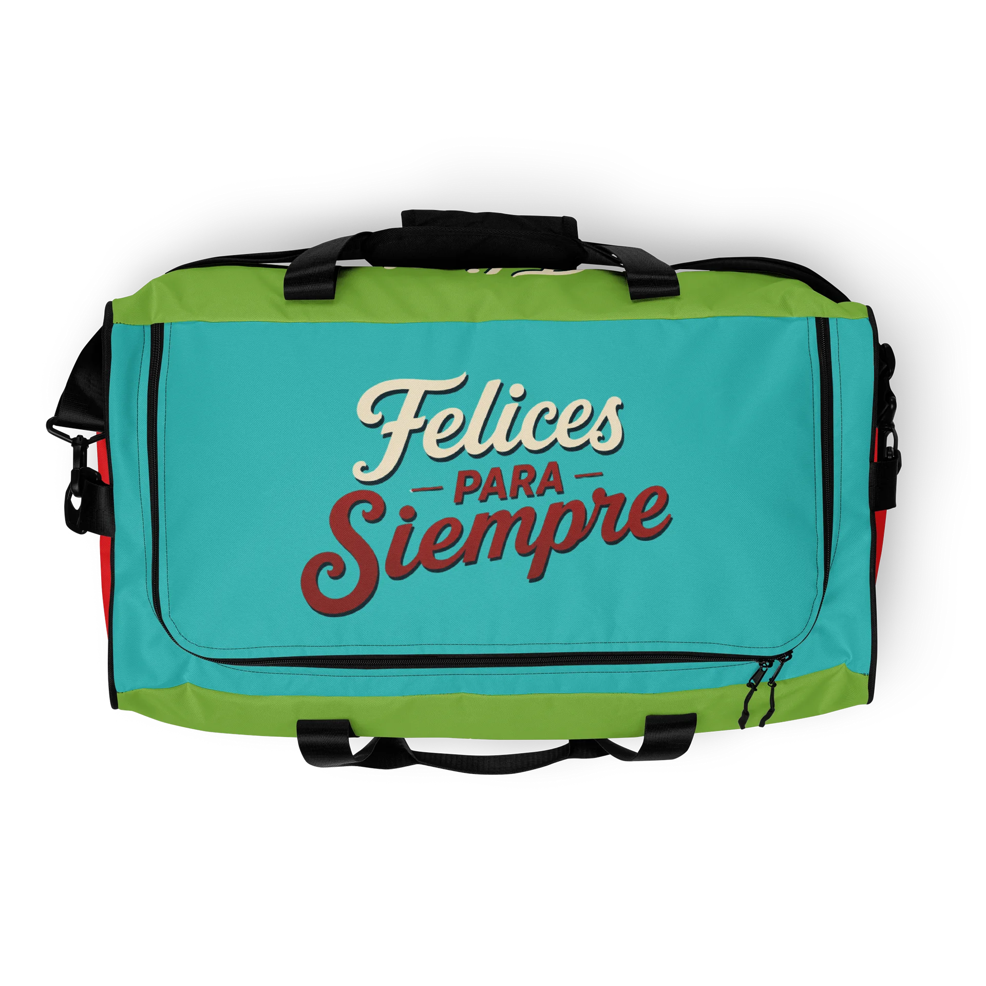 “Felices para Siempre” Colorful Duffle Travel & Gym Bag product image (7)