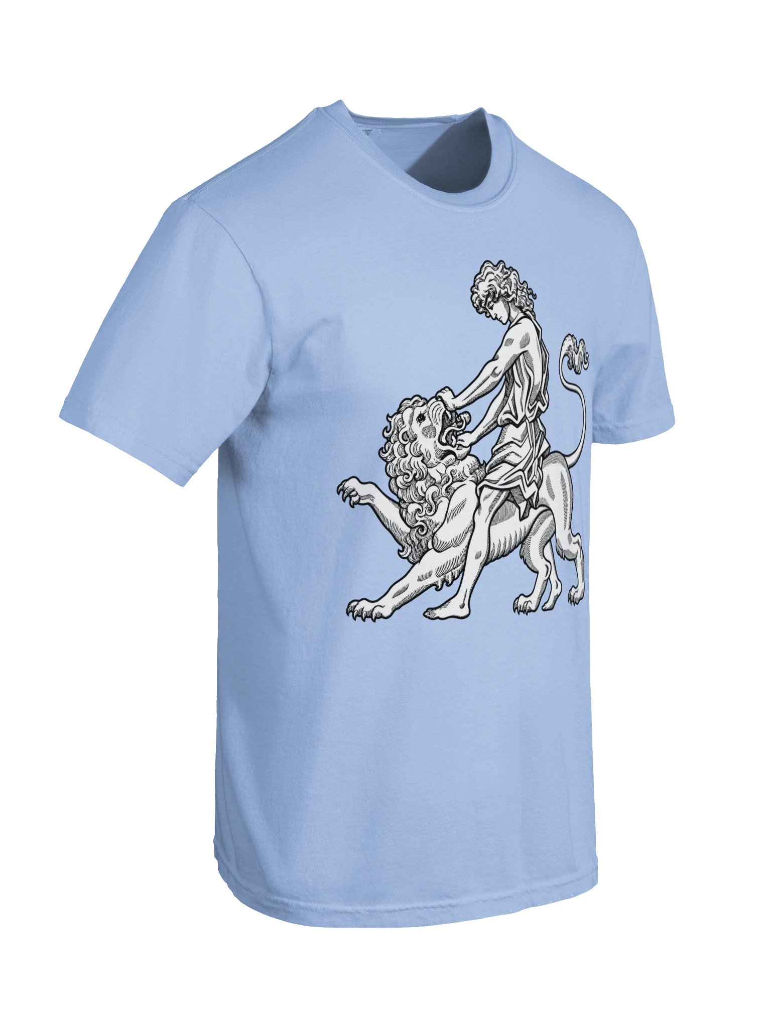 Samson and the Lion Heavyweight Tee v2 product image (27)