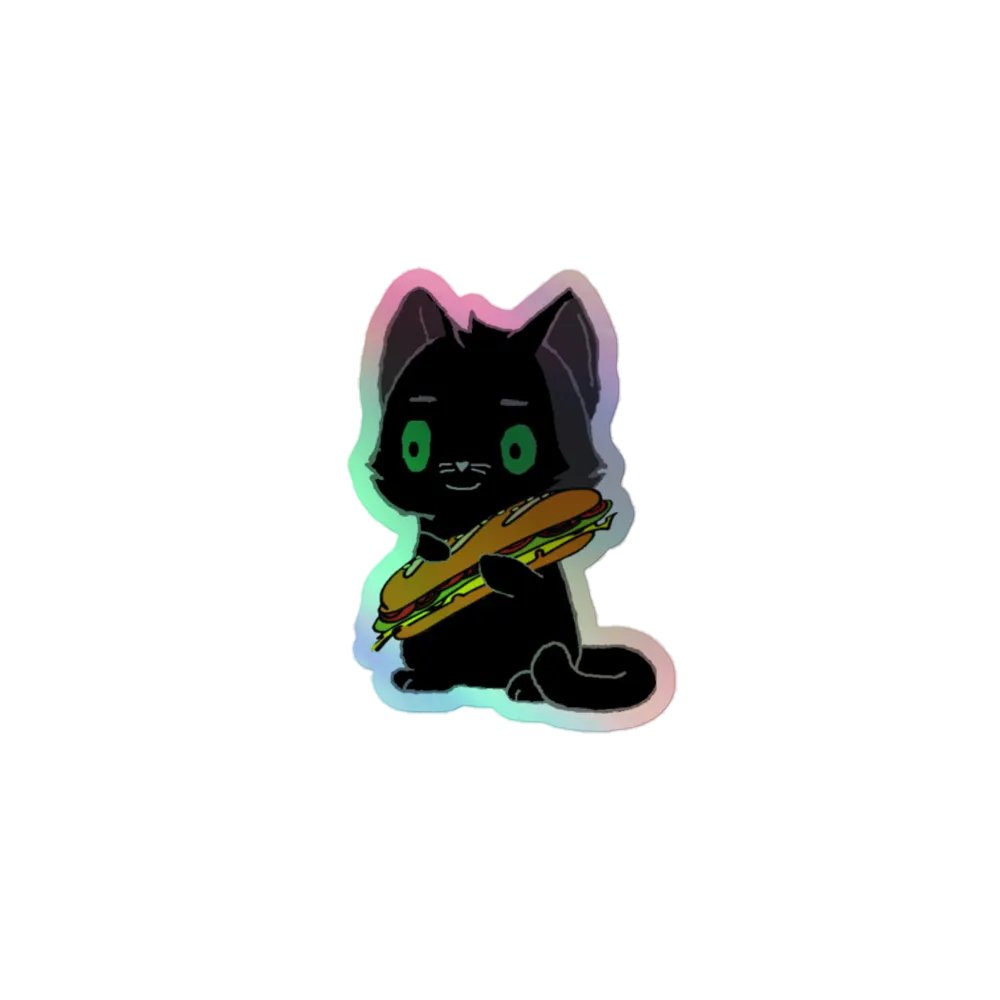 Sub Love Holo Kitty Sticker product image (1)