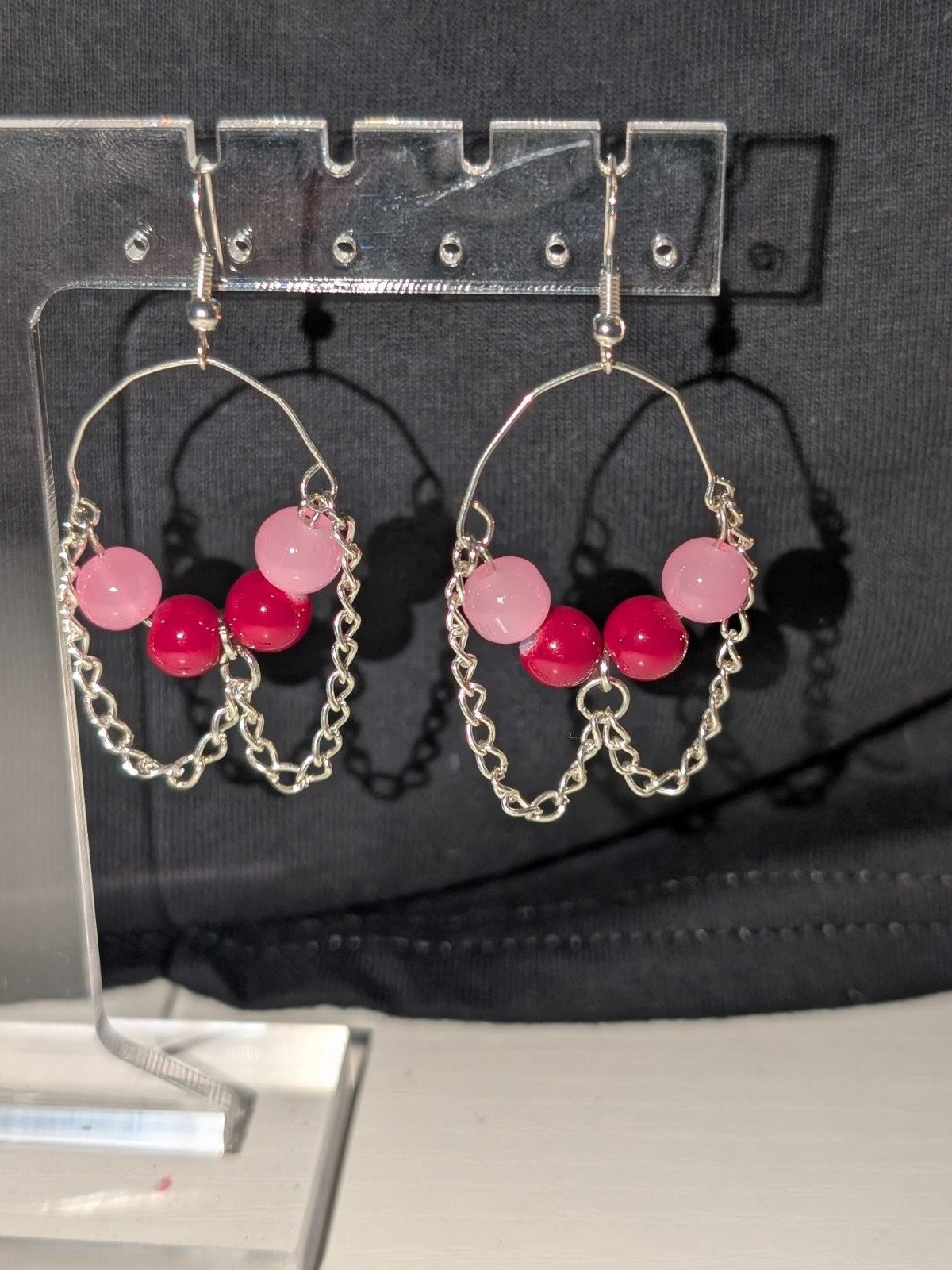 Pink Dangle Earrings! product image (1)
