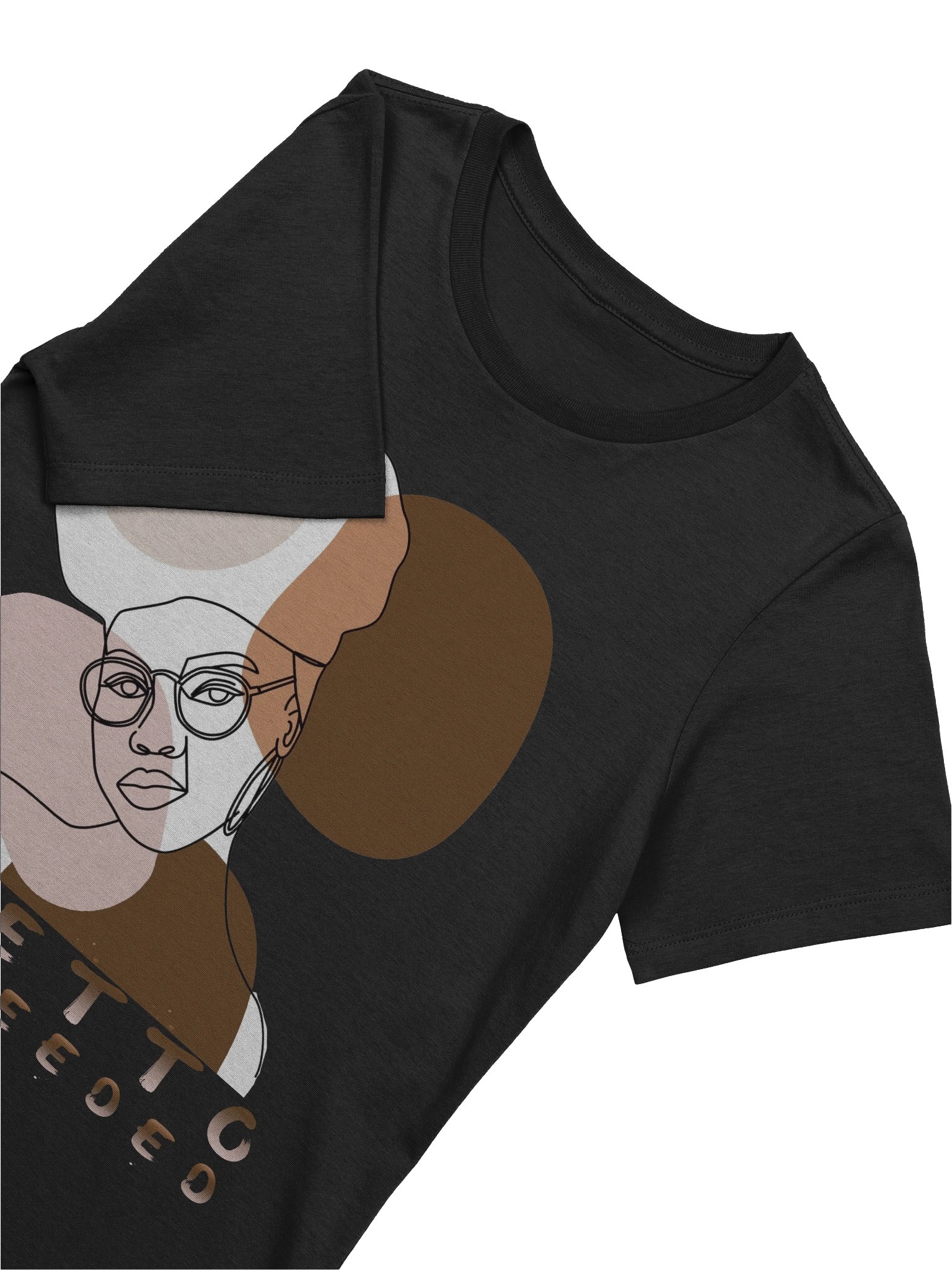 "Ghetto as Needed" Women's T-Shirt. Brainy and a bit edgy. product image (2)