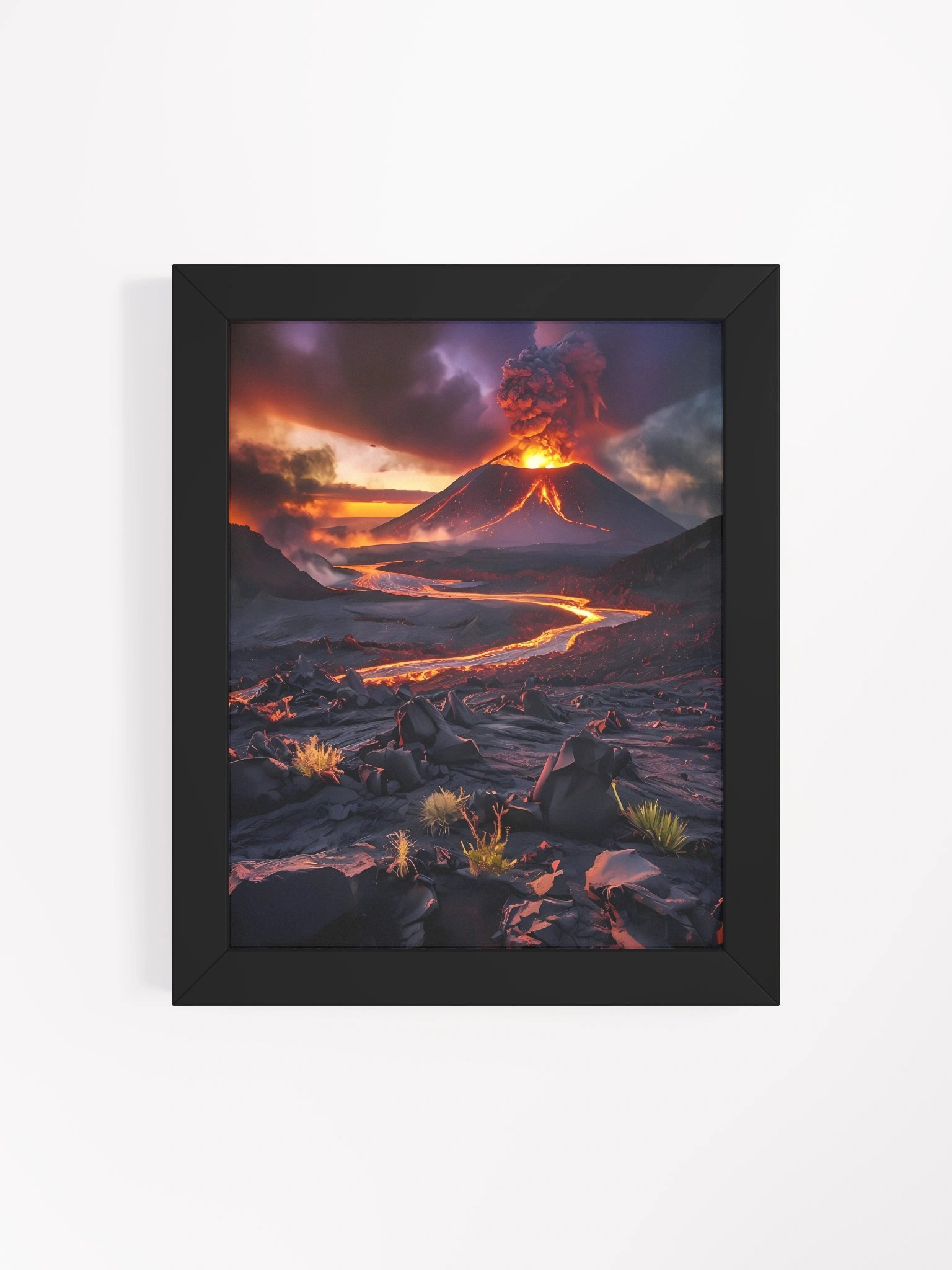 Eternal Fire Volcano Framed Poster product image (5)