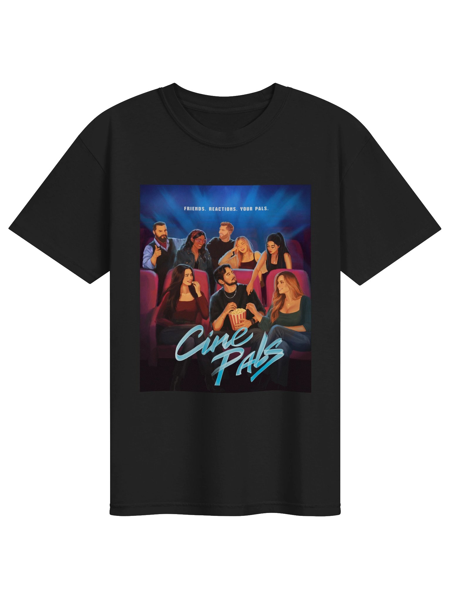 CINEPALS Movie Night Graphic Tee product image (1)