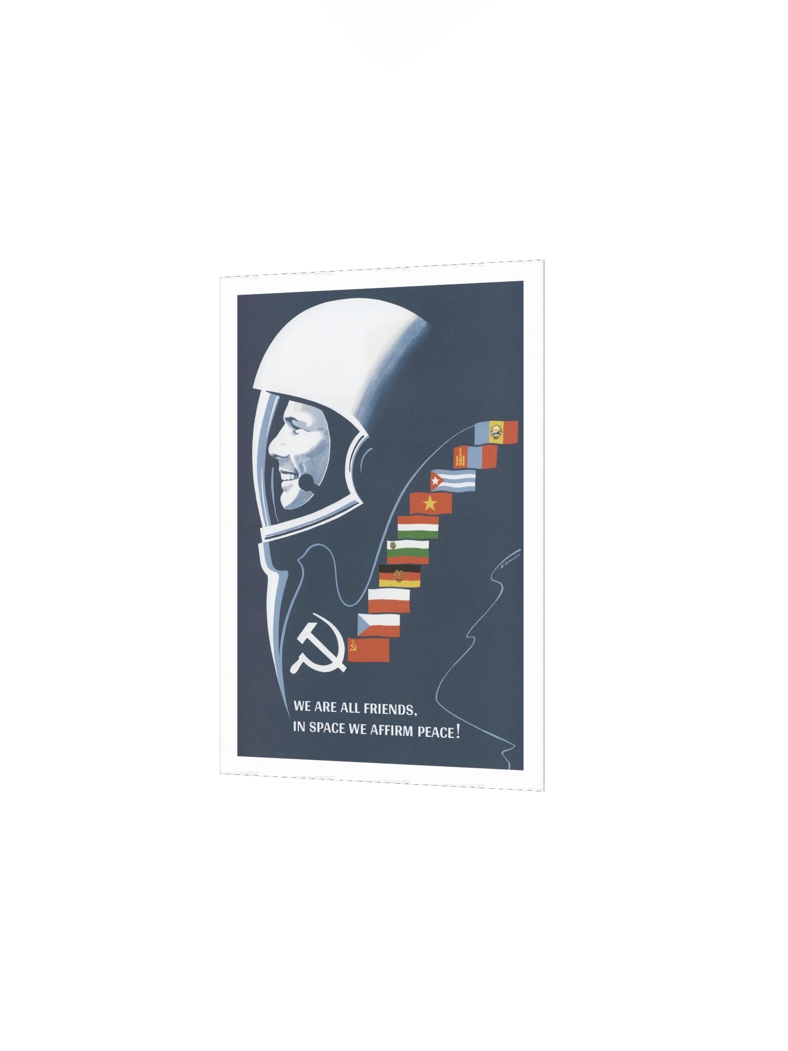 We Are All Friends, In Space We Affirm Peace Poster product image (4)