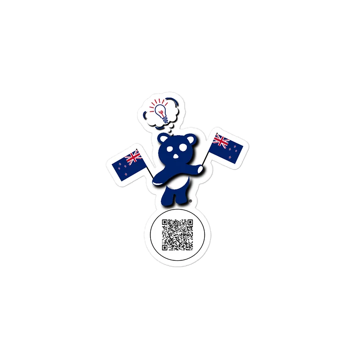 New Zealand — Country Bear Sticker | BehrBrained Media product image (2)
