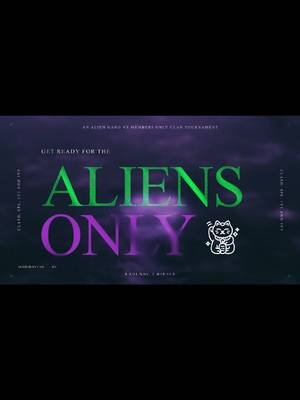 💲👽 MEMBER$ ONLY clan vs. Alien Gang clan Showdown. Be there. 💲👽 @HeyKillah with the visuals 🙏🏾🔥