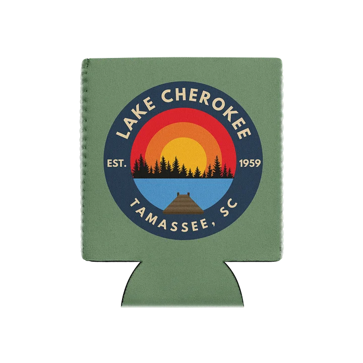 Lake Cherokee Sunset Koozie product image (1)