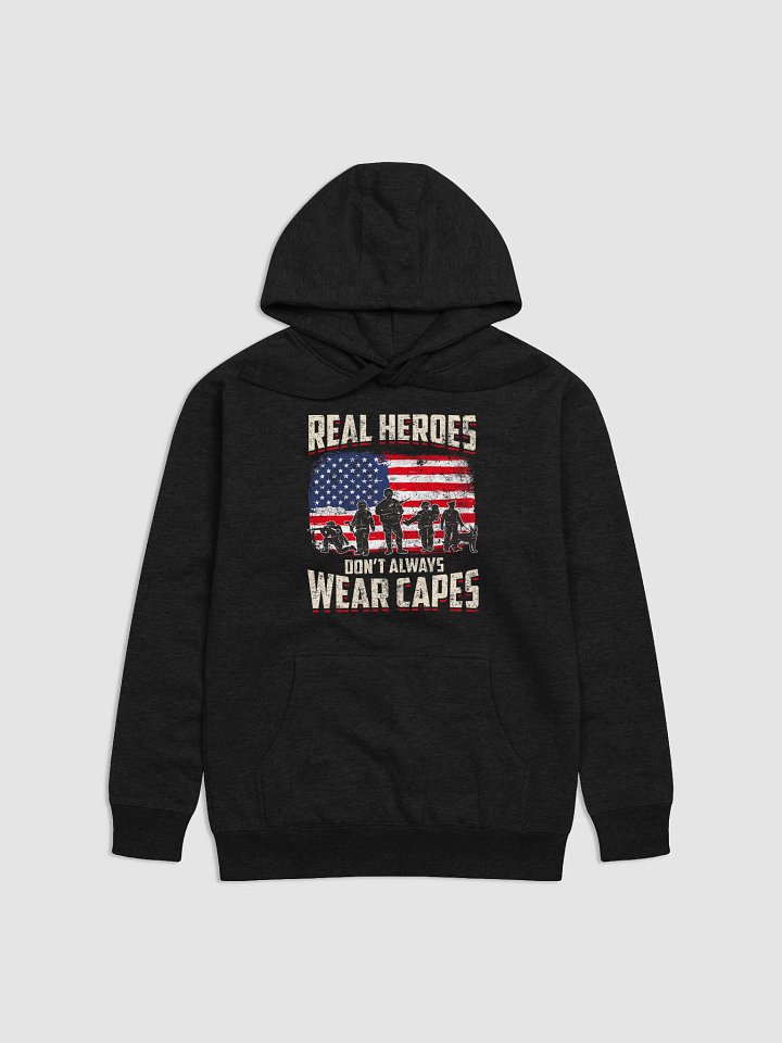 Real Heroes Don't Always Wear Capes - Adult Hoodie product image (1)