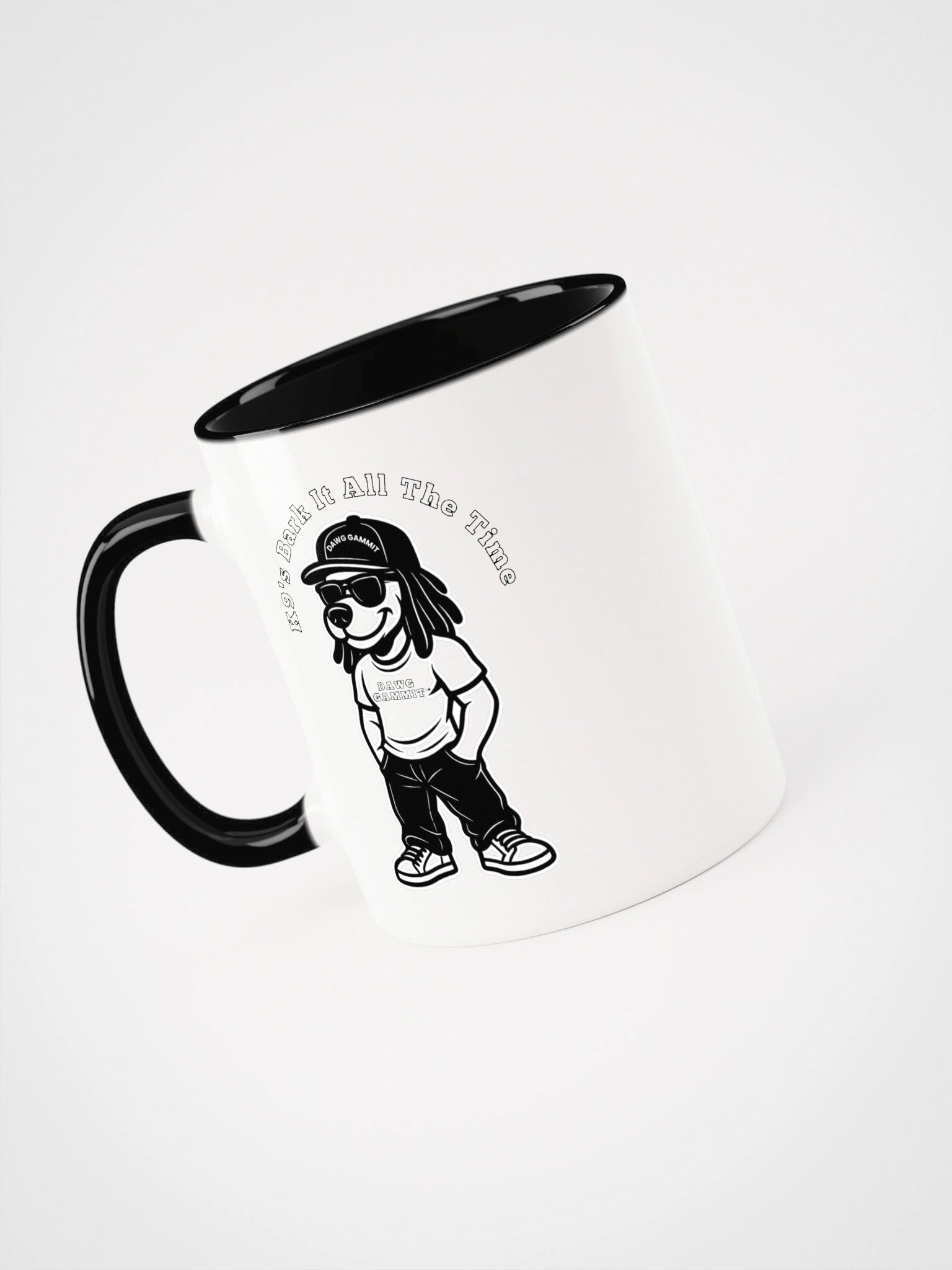 DAWG GAMMIT™ Cool Dawg Black & White Mug product image (2)