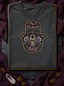Hamsa Hand of Protection – Mystical Floral Evil Eye Design