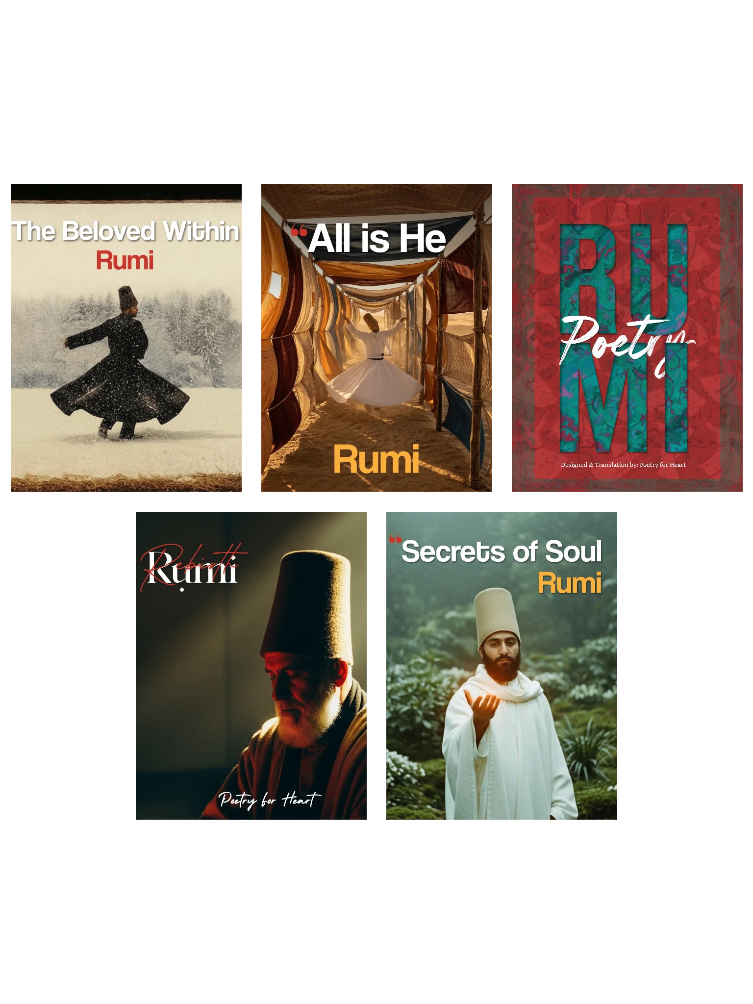 Rumi Poetry Book Bundle product image (1)